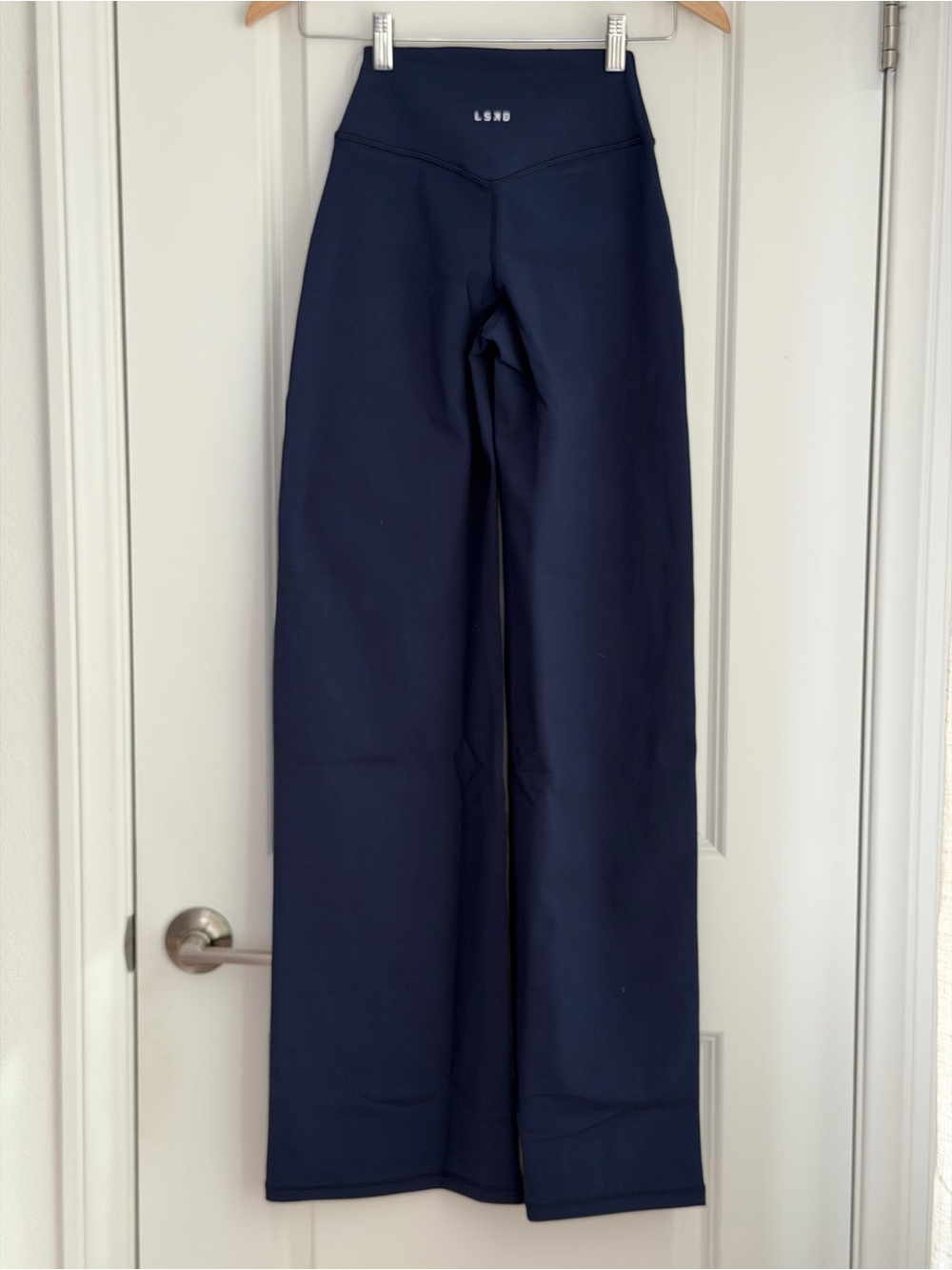 LSKD Fusion V-Contour High-Rise Pant in Future Navy, Size X-Small - Picture 12 of 12
